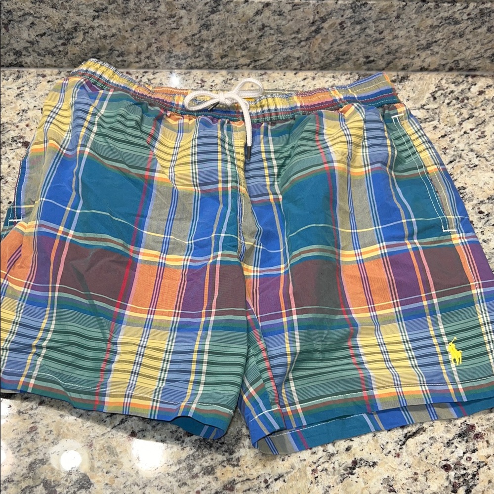 Polo Ralph Lauren Plaid Swim Shorts